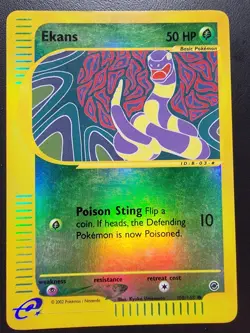 Ekans 108/165 Expedition Base Set Reverse Holo pokemon - Image 1