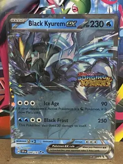 Black Kyurem ex 048/191 Surging Sparks Stamp Promo Double Rare Pokemon TCG NM - Image 1
