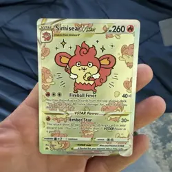 POKEMON TCG - CROWN ZENITH GALARIAN GALLERY - SIMISEAR VSTAR GG37/GG70 - Image 1
