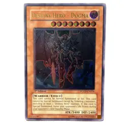 Destiny Hero- Dogma NM 1st Edition Ultimate Rare POTD-EN014 Yu-Gi-Oh! See Photos - Image 1