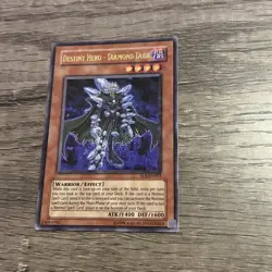 Yugioh Destiny Hero - Diamond Dude EOJ-EN003 Ultimate Rare LP - Image 2