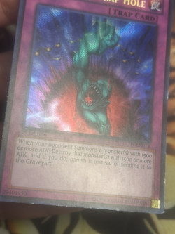 Yugioh: Bottomless Trap Hole - LCJW-EN078 - Secret Rare - 1st Edition HP - Image 4