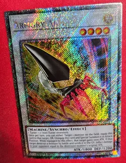 1x Yu-Gi-Oh! Amory Arm - RA03-EN213 - Platinum Secret Rare - 1st Edition - NM - Image 1