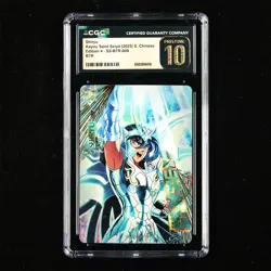 CGC PRISTINE 10 KAYOU 2025 Saint Seiya 018/299 CCG Card CHN SS-BTR-009 Shiryu - Image 1