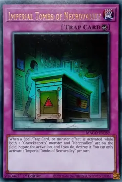 MAGO-EN089 IMPERIAL TOMBS OF NECROVALLEY RARE 1ST EDITION YuGiOh CARD - Image 1