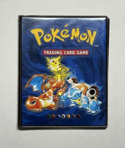 Vtg 1999 Pokemon TCG Collectors Card Album Binder Only Holds 56 Cards (READ) - Image 1