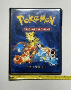 Vtg 1999 Pokemon TCG Collectors Card Album Binder Only Holds 56 Cards (READ) - Image 2