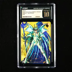 CGC PRISTINE 10 KAYOU 2024 Saint Seiya CCG Card CHN 278/299 SS-UTR-007 Shiryu - Image 1