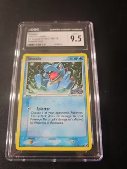 Pokemon EX Totodile Reverse Holo Stamped Card 78/115 Unseen Forces Mint+ 9.5 - Image 1