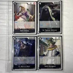 ONE PIECE ENG TCG: BLACK IMU PARTIAL CORE DECK 53 CARD NEAR MINT - Image 5