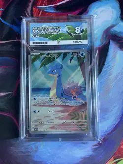Pokemon TCG Destined Rivals Misty's Lapras Full Art Card 194/182 Ace 8 - Image 1