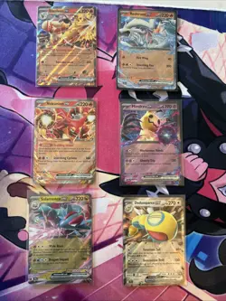 Pokemon Cards Lot of 6 Journey Together Ex Double Rare Holo NM+ - Image 1