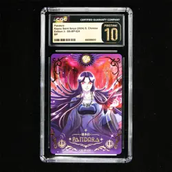 CGC PRISTINE 10 KAYOU 2024 Saint Seiya CCG Card CHN SS-BP-024 Pandora - Image 2