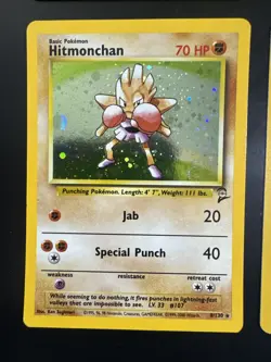 Pokemon BASE SET 2 HOLO Card Lot of 4,Nidoking,Nidoqueen,Hitmonchan,Clefairy - Image 5