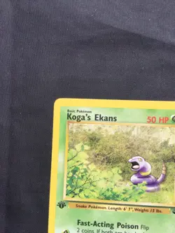 Pokemon Cards: Gym Challenge 1st Edition Common: Koga's Ekans 77/132 - Image 2