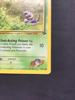 Pokemon Cards: Gym Challenge 1st Edition Common: Koga's Ekans 77/132 - Image 4