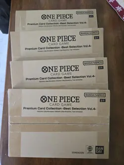One Piece Card Game Premium Card Collection Best Selection Vol 4 Sealed New - Image 1