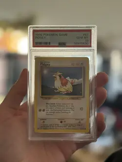 Pokemon Pidgey Base Set Unlimited Common Card PSA 10 57/102 - Image 1
