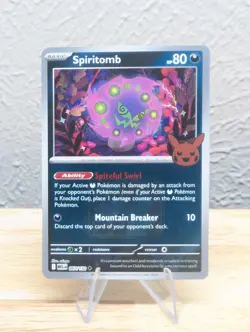 Spiritomb 087/132 Mega Evolutions Play! Promo Event Pokemon Card - Image 1