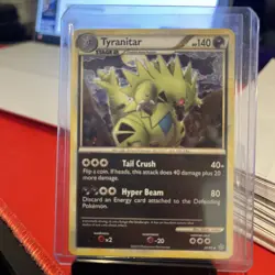 Tyranitar Heart Gold Soul Silver Unleashed 26/95 Holo Pokemon Card Rare HGSS - Image 1