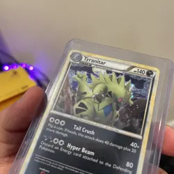 Tyranitar Heart Gold Soul Silver Unleashed 26/95 Holo Pokemon Card Rare HGSS - Image 3