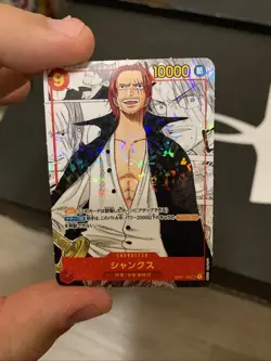 One Piece Mini Japanese Card Foil OP01-120 Manga Alt art Shanks - Image 1