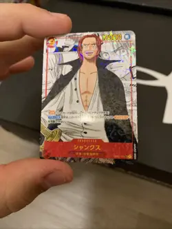 One Piece Mini Japanese Card Foil OP01-120 Manga Alt art Shanks - Image 2