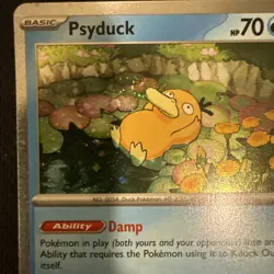 🫧 Bubble Swirl! 🫧 Psyduck 007 Promo Pokemon Card - Image 1