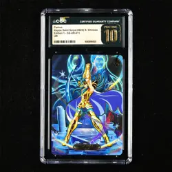 CGC PRISTINE 10 KAYOU 2023 Saint Seiya CCG Card CHN SS-UR-011 Camus - Image 1