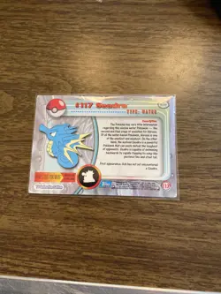 Pokemon Card Seadra 2000 Topps Chrome # 117 Holo- Foil TV Animation Mint - Image 2