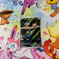 Pokemon TCG Aipom Paradox Rift 211/182 Holo Illustration Rare Card NM Condition - Image 1