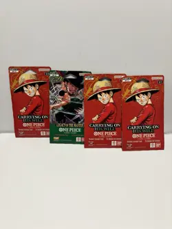 3 Packs of Carrying On His Will & 1 Legacy of The Master One Piece Booster Card - Image 2