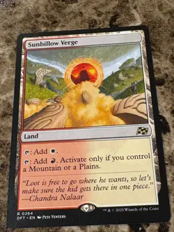 SUNBILLOW VERGE Magic MTG Aetherdrift - Image 1