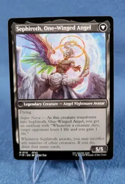 Sephiroth Fabled Soldier/One Winged Angel Final Fantasy Magic the Gathering - Image 3