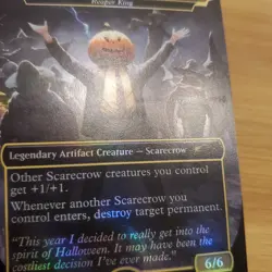 1x Dwight o' Lantern - Reaper King, Secret Lair 2170 Foil, MTG LP See Pics - Image 4