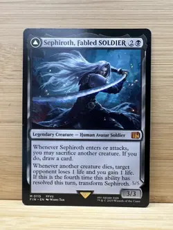 MTG: Final Fantasy - Sephiroth, Fabled SOLDIER - M0115 - NONFOIL Mythic - Image 1
