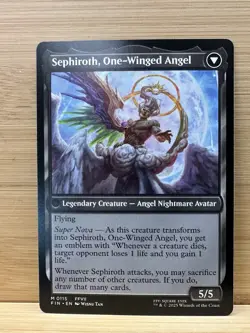 MTG: Final Fantasy - Sephiroth, Fabled SOLDIER - M0115 - NONFOIL Mythic - Image 2