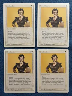 MTG 4x Benalish Hero x4 LP Revised Edition Magic Playset Old School - Image 2