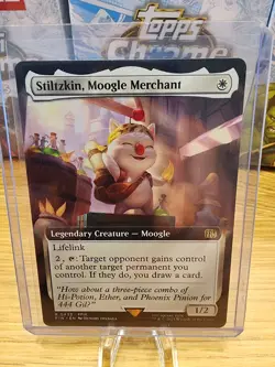 Magic the Gathering - Final Fantasy - Stiltzkin, Moogle Merchant - Extended Art - Image 1