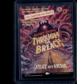 MTG: Innistrad Remastered #487 Through the Breach (Showcase) - Image 1