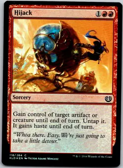 Magic the Gathering Hijack Kaladesh Foil MTG Free Shipping! - Image 1