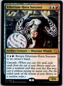 Magic the Gathering Etherium-Horn Sorcerer Commander 2017 MTG Free Shipping! - Image 1