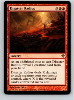 Magic the Gathering Disaster Radius Rise of the Eldrazi MTG Free Shipping! - Image 1