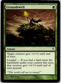Magic the Gathering Groundswell Worldwake MTG Free Shipping! - Image 1