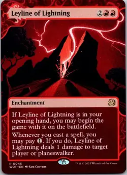 Magic the Gathering Leyline of Lightning Enchanting Tales MTG Free Shipping! - Image 1