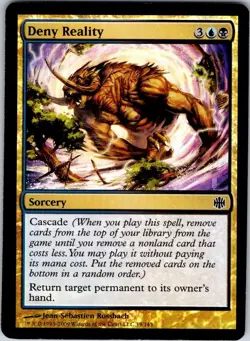 Magic the Gathering Foil Deny Reality Alara Reborn MTG Free Shipping! - Image 1