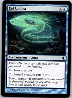 Magic the Gathering Eel Umbra Rise of the Eldrazi MTG Free Shipping! - Image 1