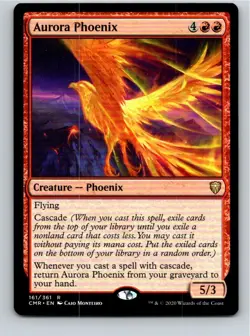Magic the Gathering Aurora Phoenix Commander Legends MTG Free Shipping! - Image 1