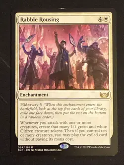 1x Rabble Rousing (024) Streets of New Capenna LP MTG Magic the Gathering x1 MKE - Image 1