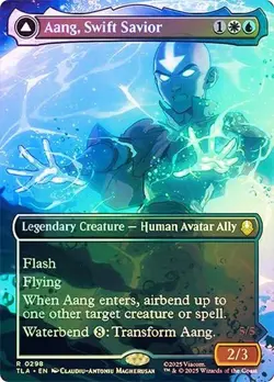Aang, Swift Savior Foil Showcase Avatar: The Last Airbender NM MTG - Image 1